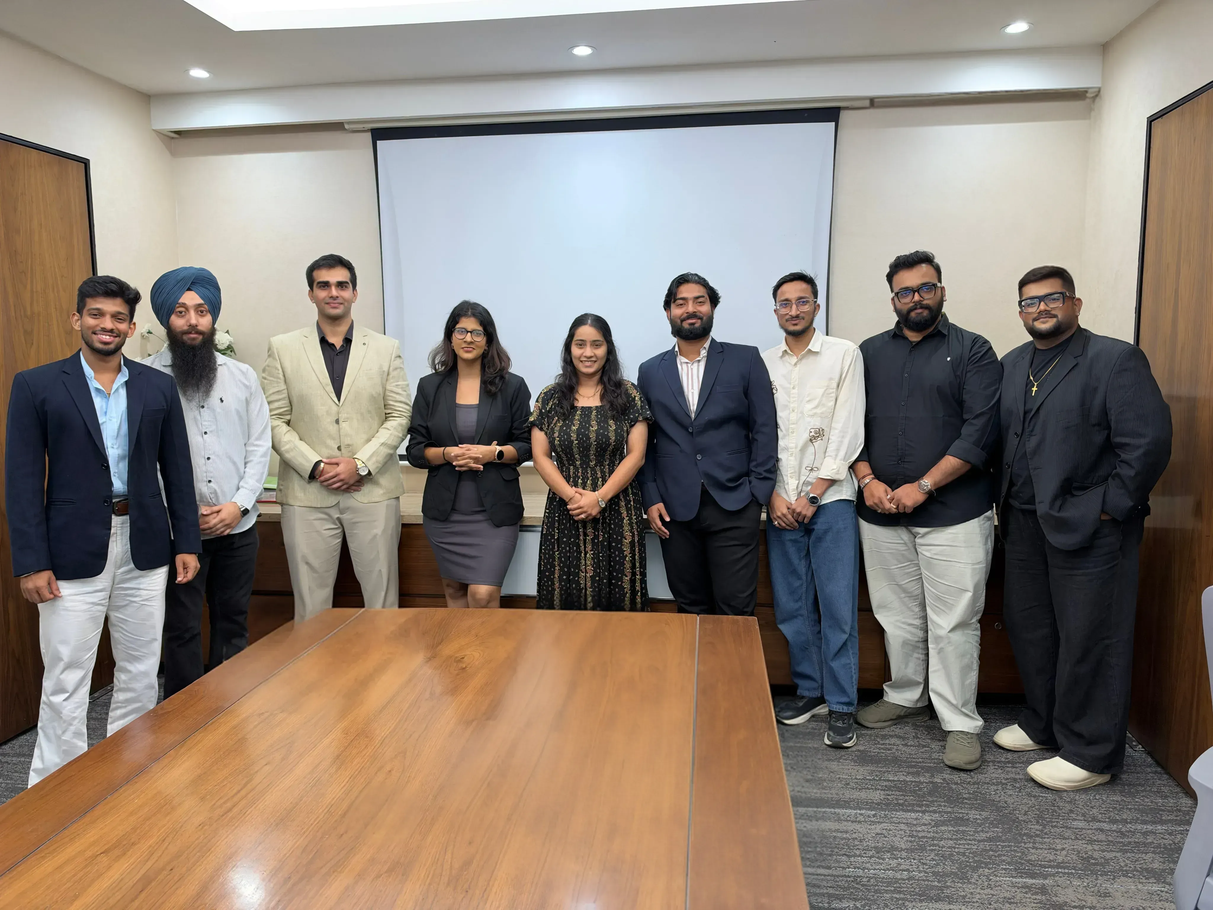 KGK’s product, technology and growth team together at the office